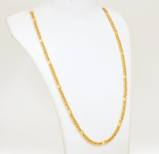 Medium Big Figaro Chain 30 Inches - X021078
