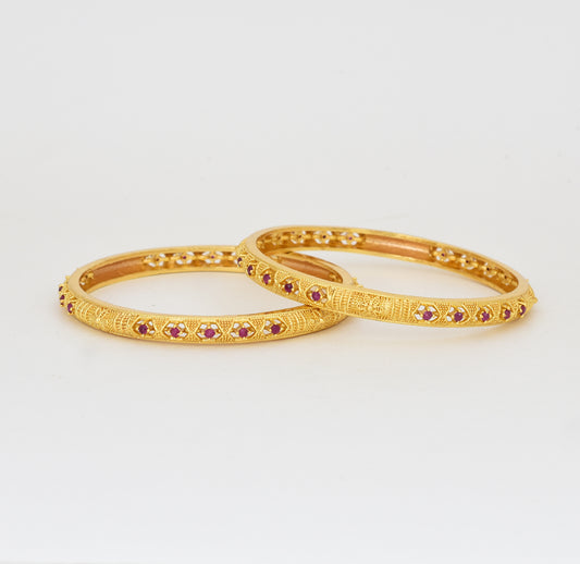 Magenta Lyda Two Bangles - Y021287