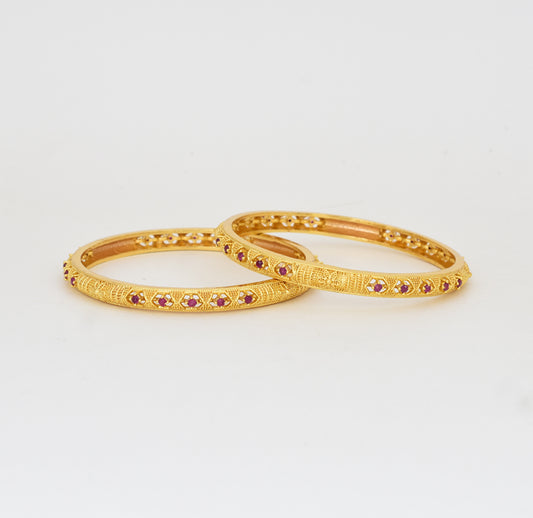 Magenta Lyda Two Bangles - Y021287