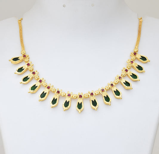 Green 15 Nagapadam Necklace - Y011240