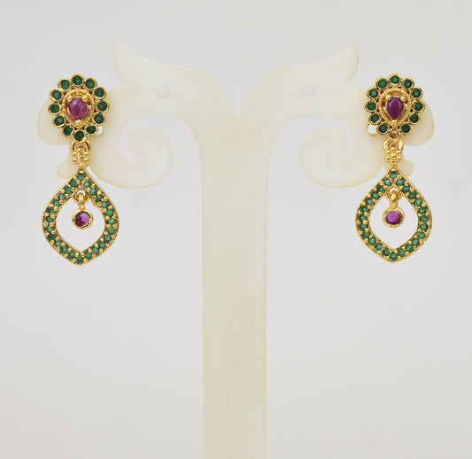 Magenta Green Rosina Dangler - Y041350