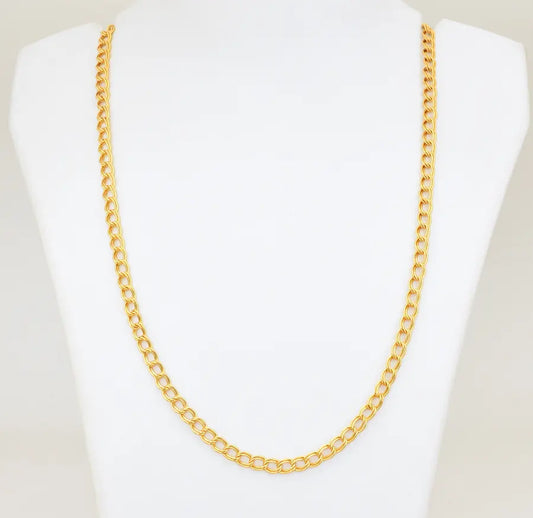 Medium Big Double Curb Link Chain 24 Inches - X031134
