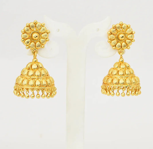 Medium Big Dahlia Jhumka - V08612