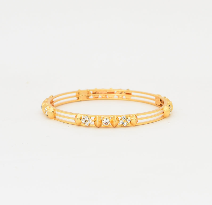 White Alanis Two Bangles - W02719