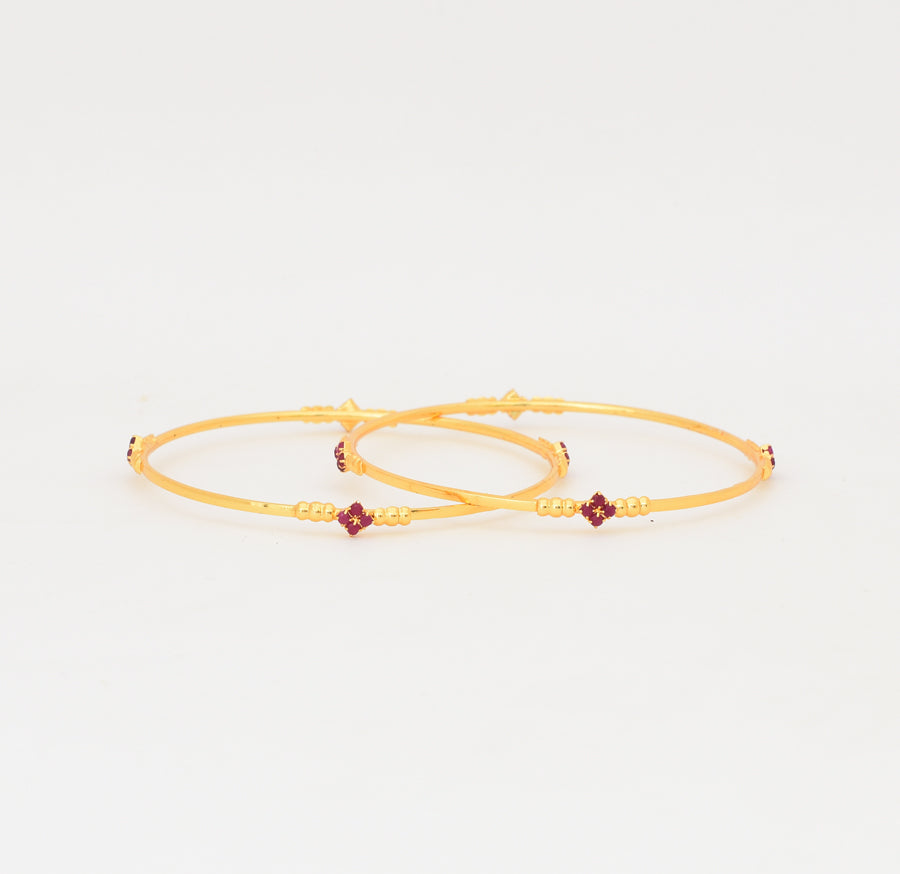 Magenta Zhane Two Bangles - W02708