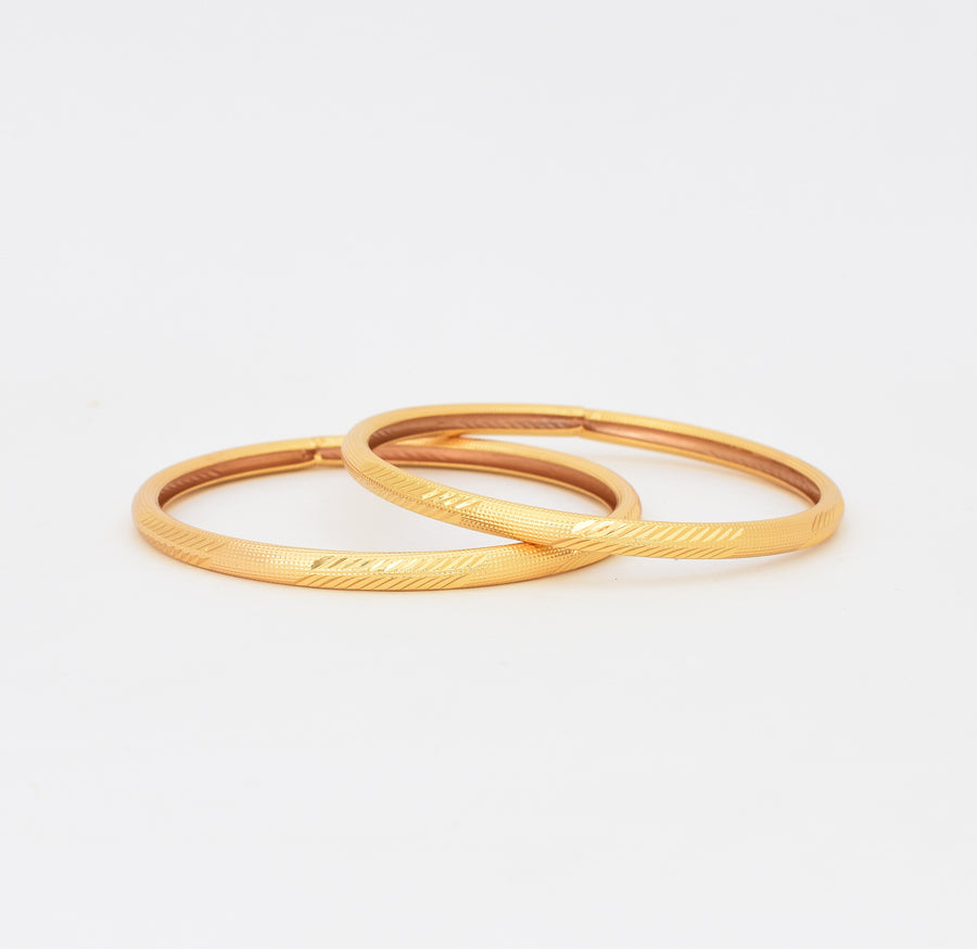 Zayna Two Pipe Bangles - W02704