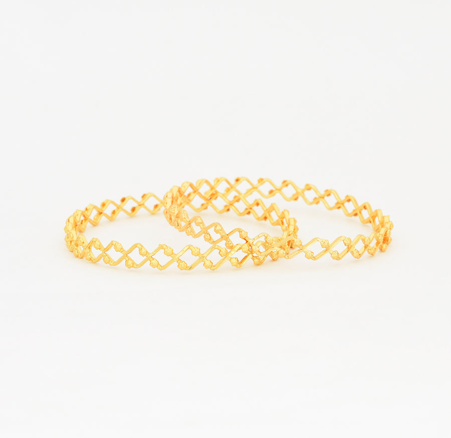 Small Net Two Bangles - W02745