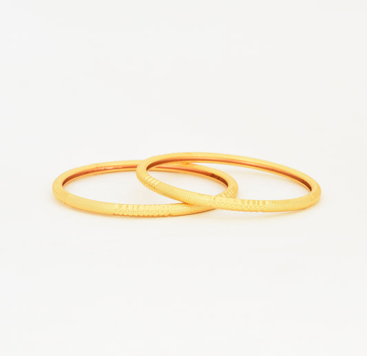Alluring Two Pipe Bangles - W02733
