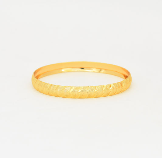 Wide Twill Two Bangles - W02740