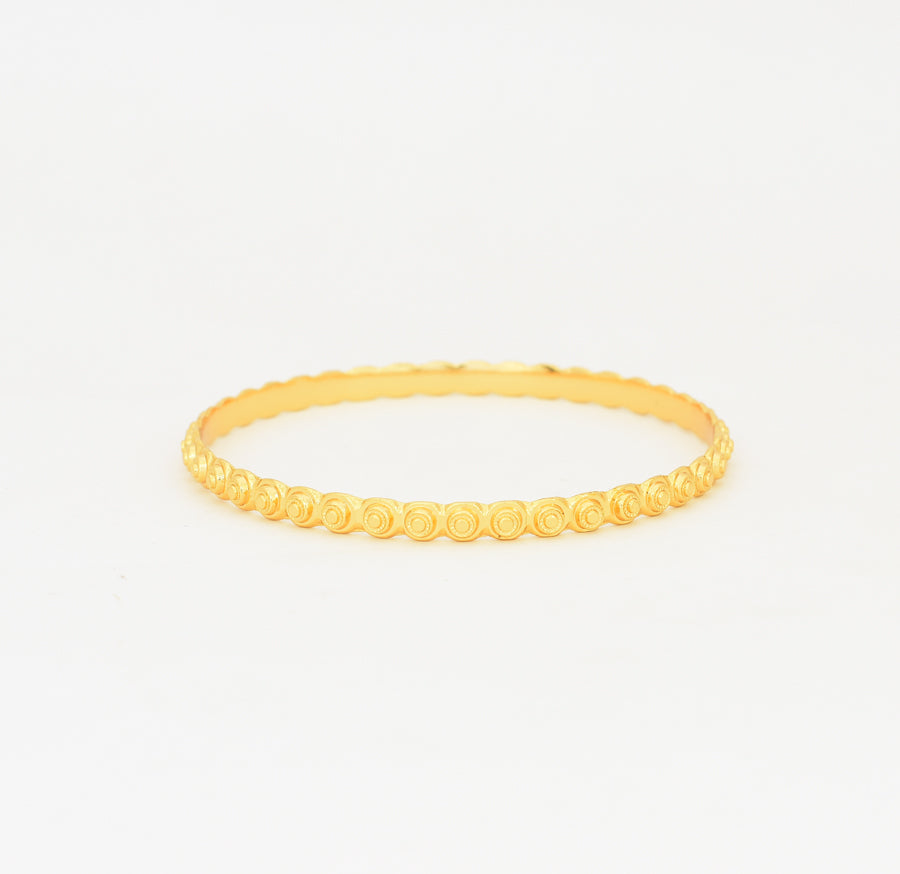 Round Speckly Two Bangles - W02737
