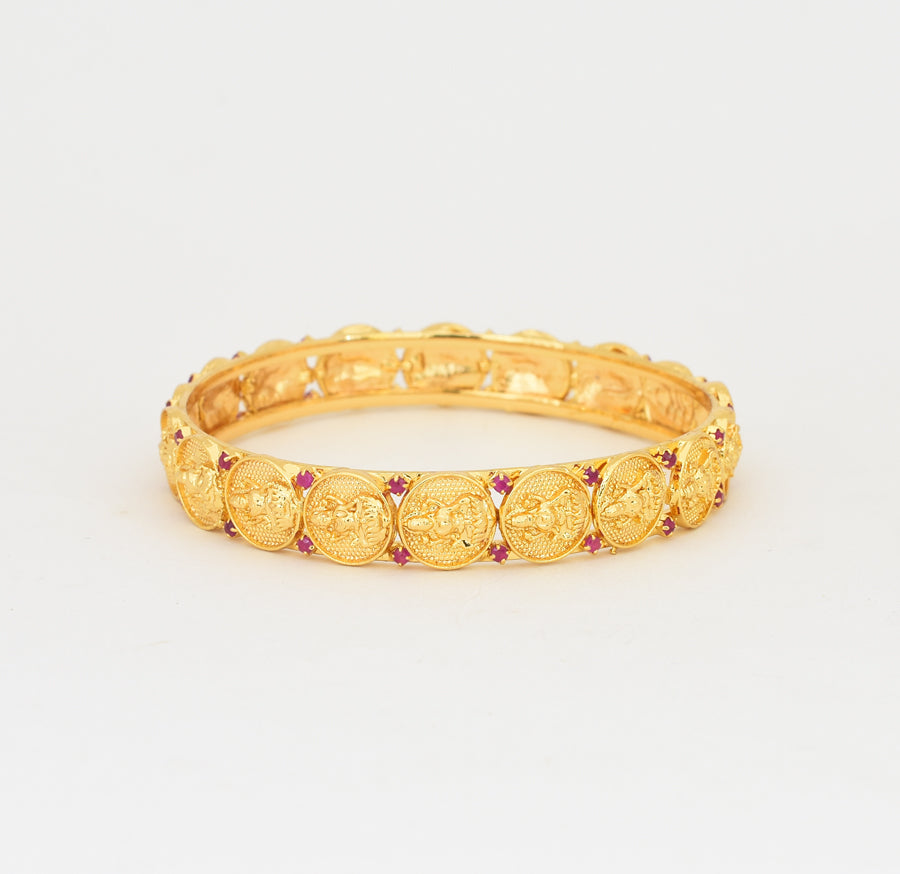 Magenta Lakshmi Kasu Two Bangles - X061197