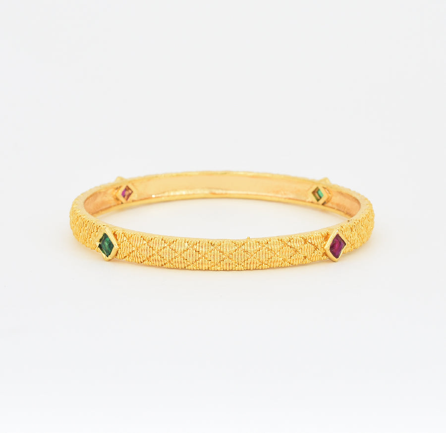 Magenta Green Cleon Two Bangles - X011064