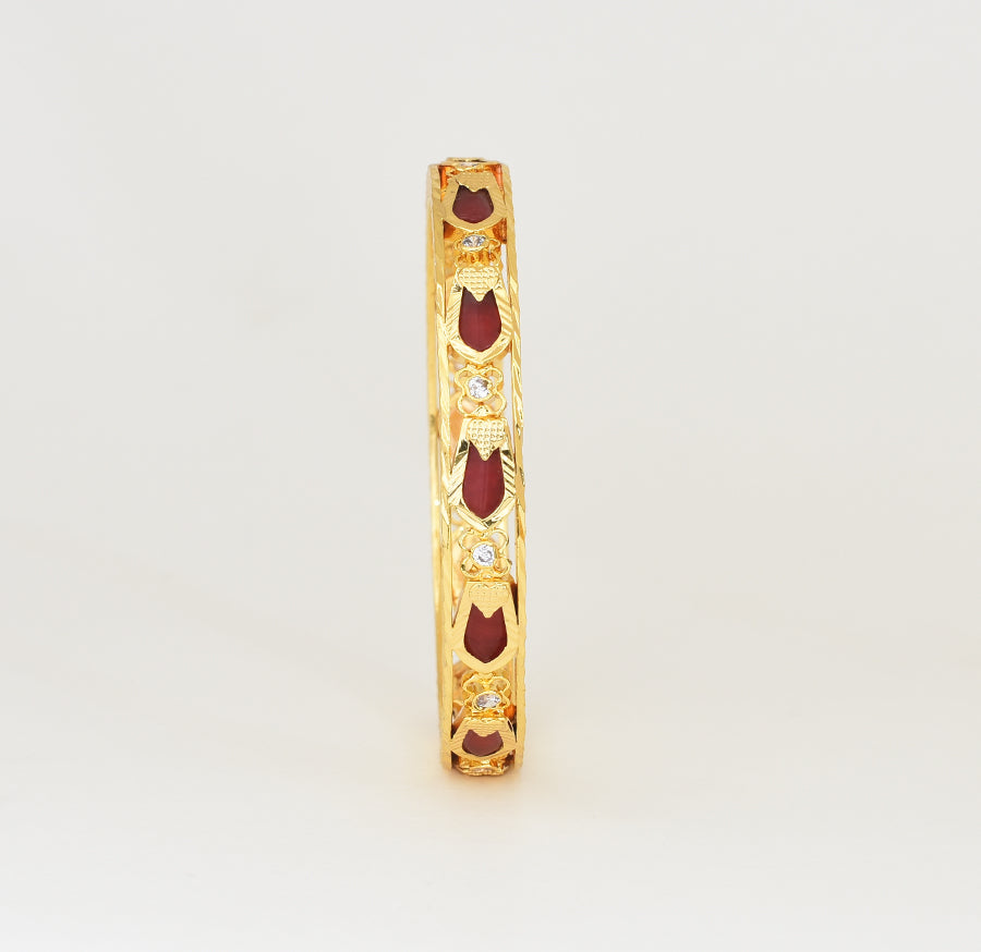 Red Nagapadam Bangle - X021111
