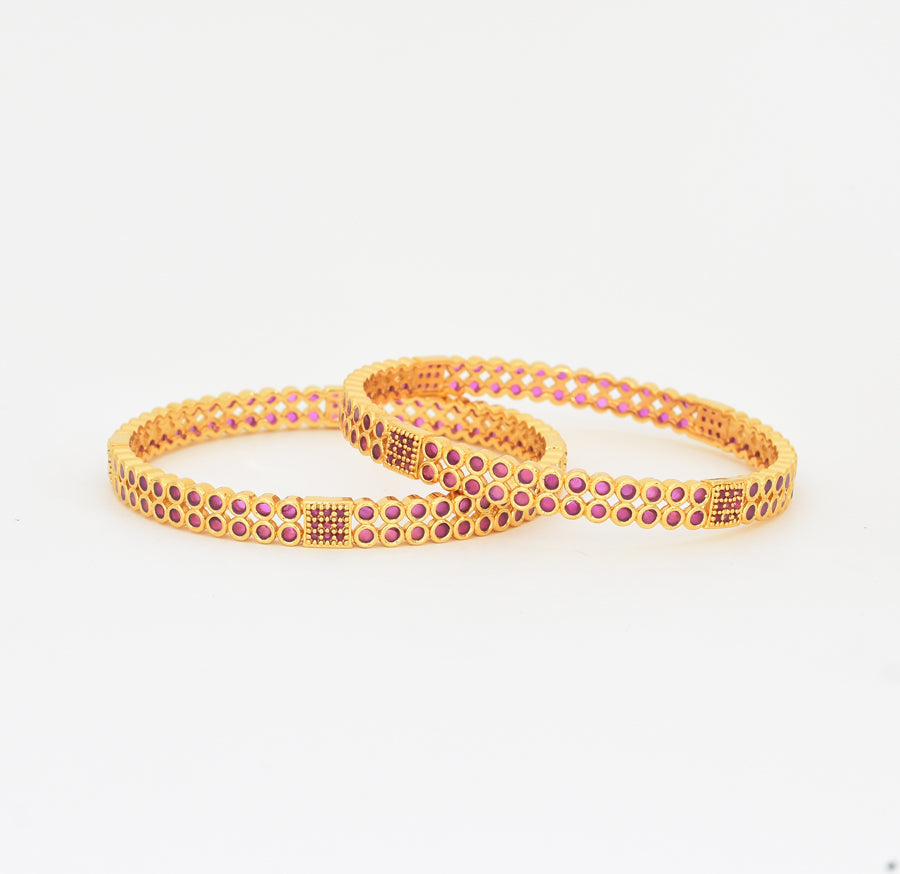 Magenta Zoe Two Bangles - X021108