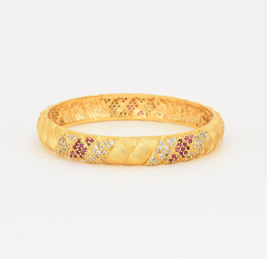 White Magenta Cosima Two Bangles - X021098