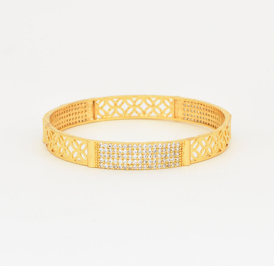 White Mila Two Bangles - X021100