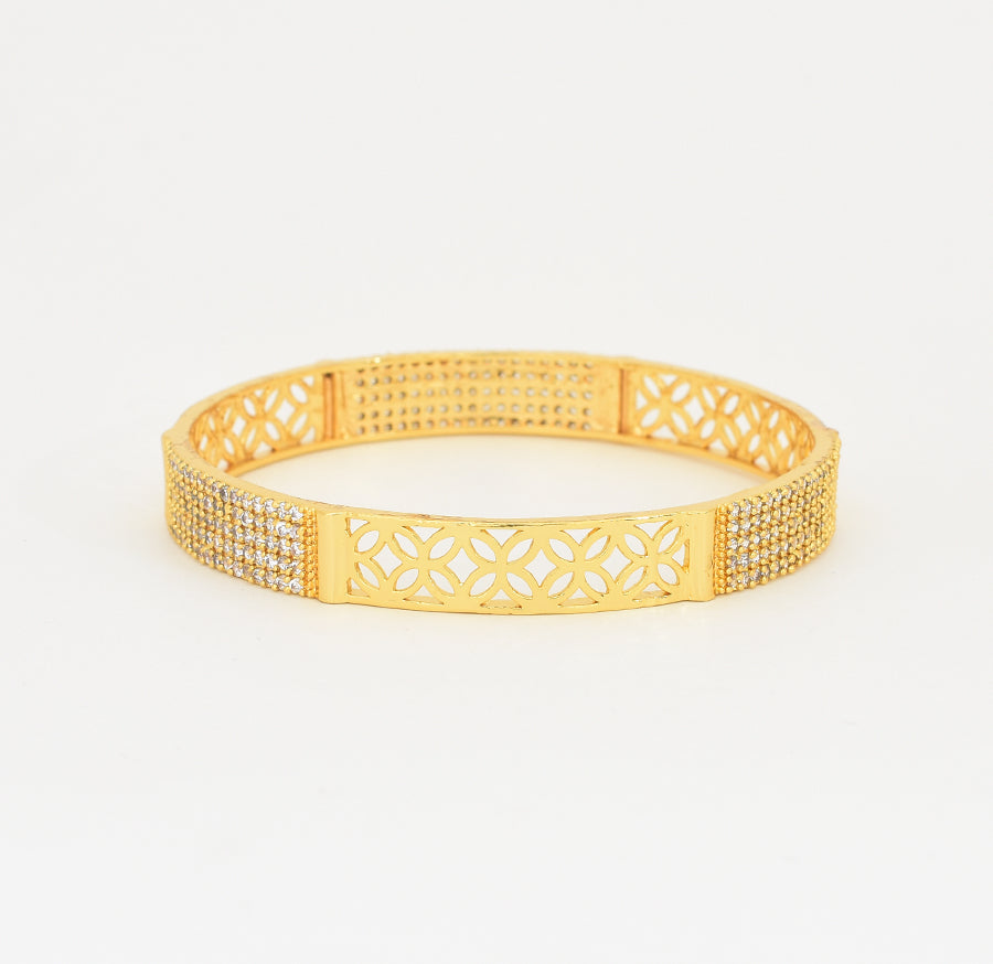 White Mila Two Bangles - X021100