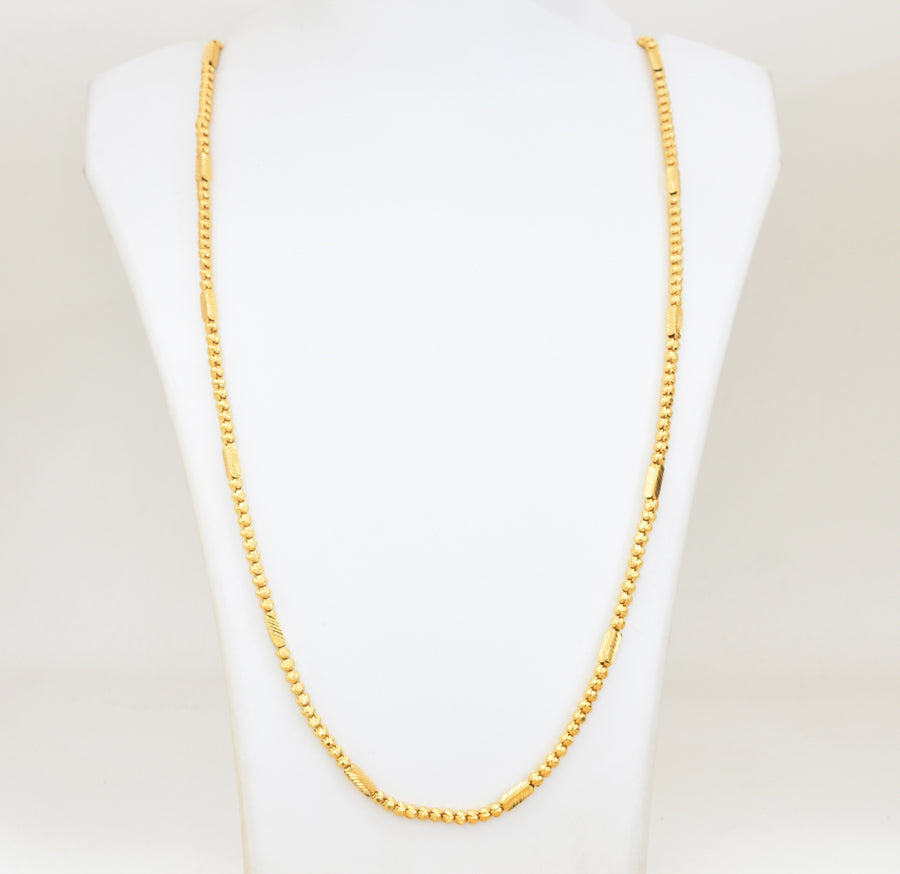 Medium Pepper Tube Chain 30 Inches - W121029