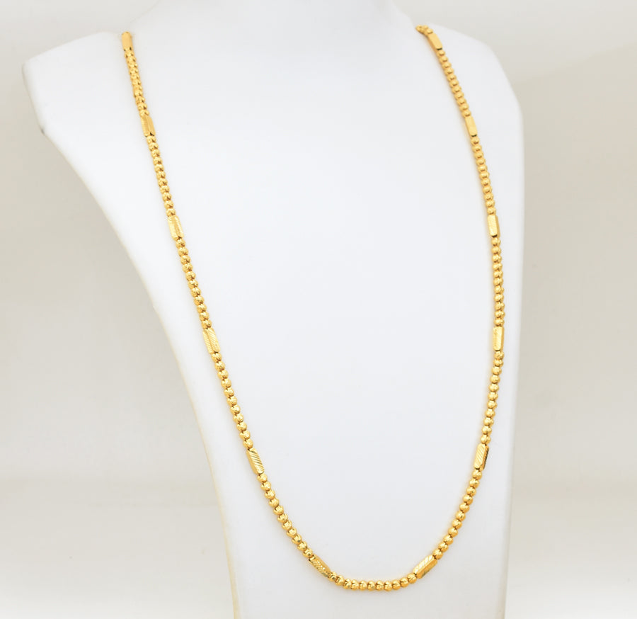 Medium Pepper Tube Chain 30 Inches - W121029