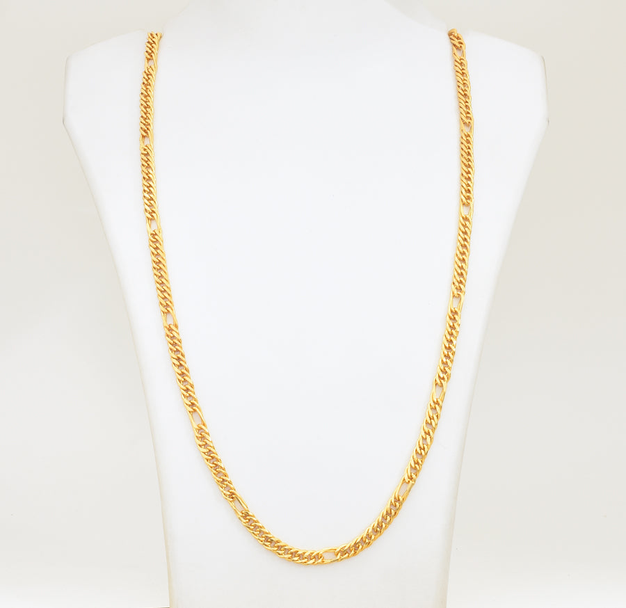 Medium Big Figaro Chain 30 Inches - X021078