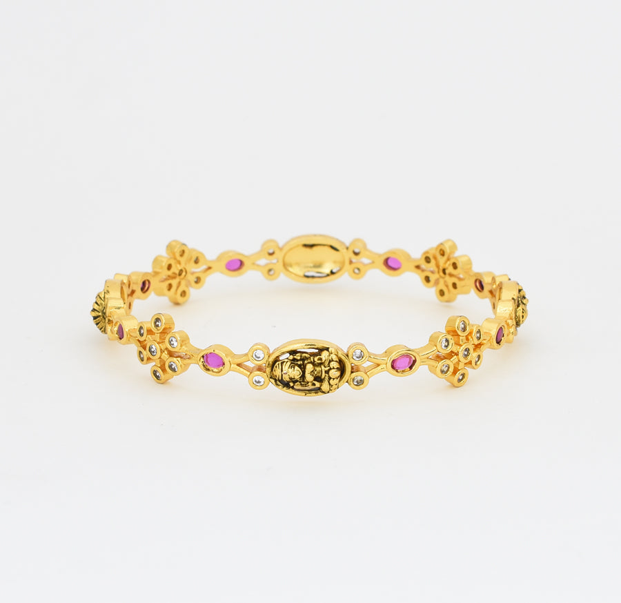 Antique Nagas Magenta Lekshmy Two Bangles - X041149