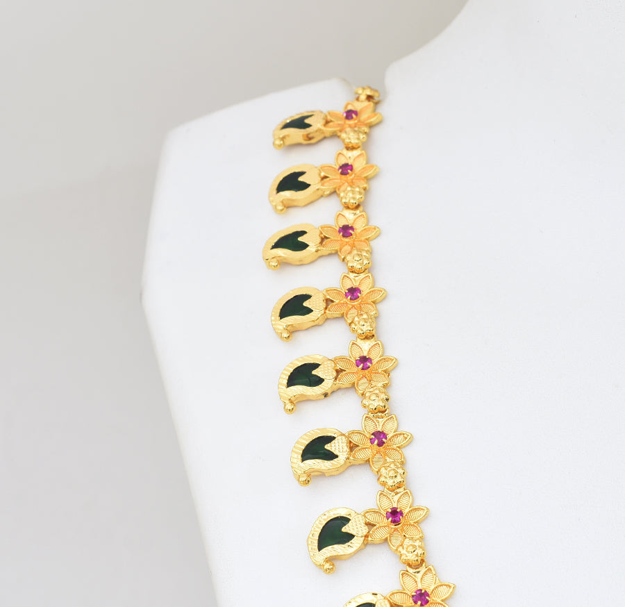 Green Manga 13 Flora Short Necklace - X051191