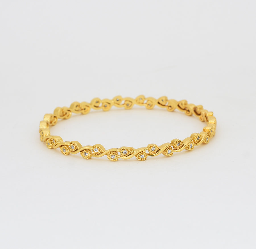 White Influential Two Bangles - X081223