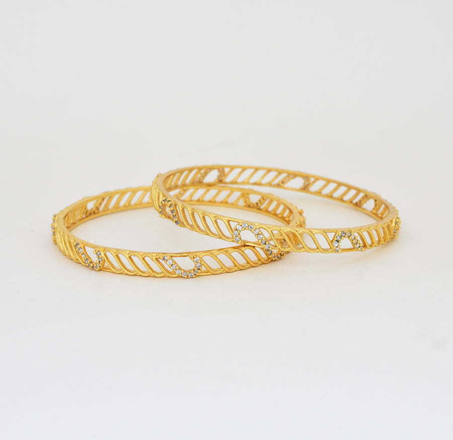 White Mirari Two Bangles - X081225