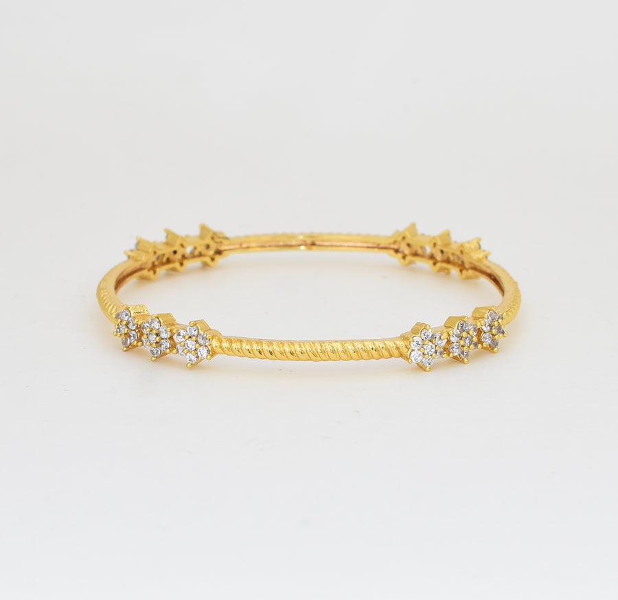 White Neeja Two Bangles - Y021293