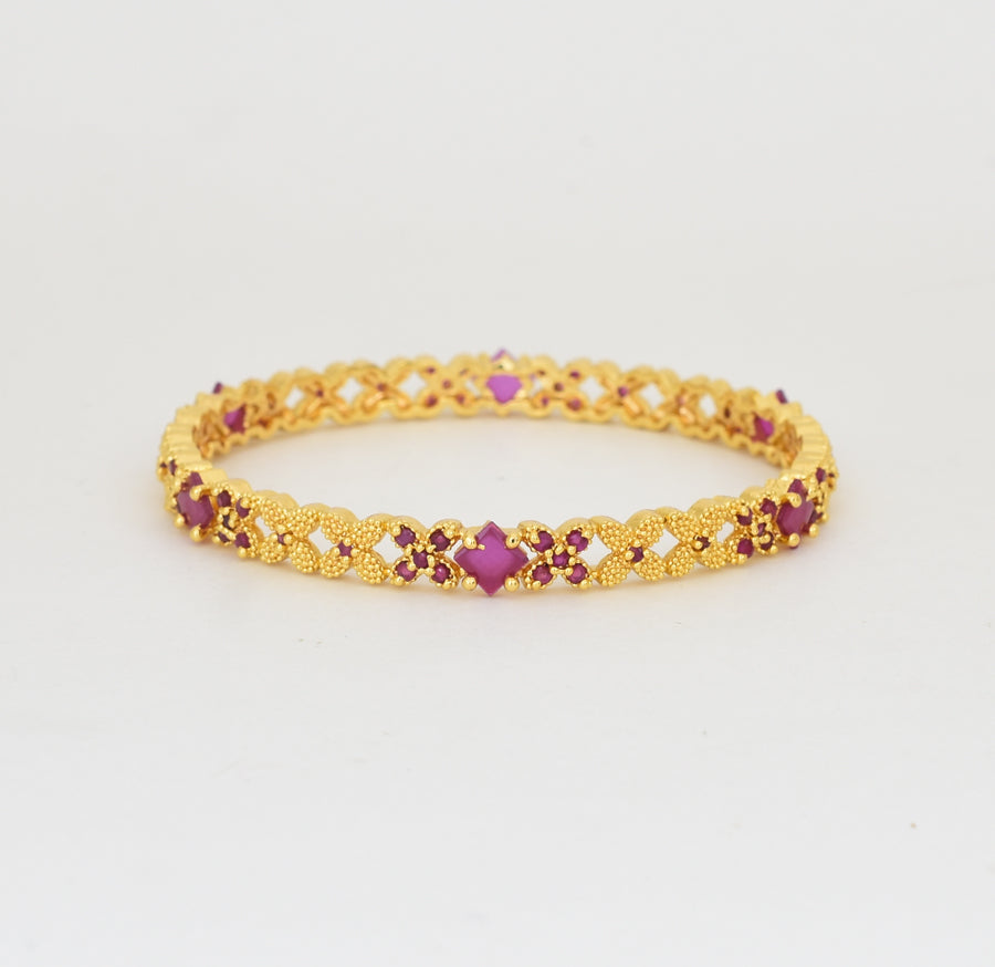 Magenta Nava Two Bangles - Y021286