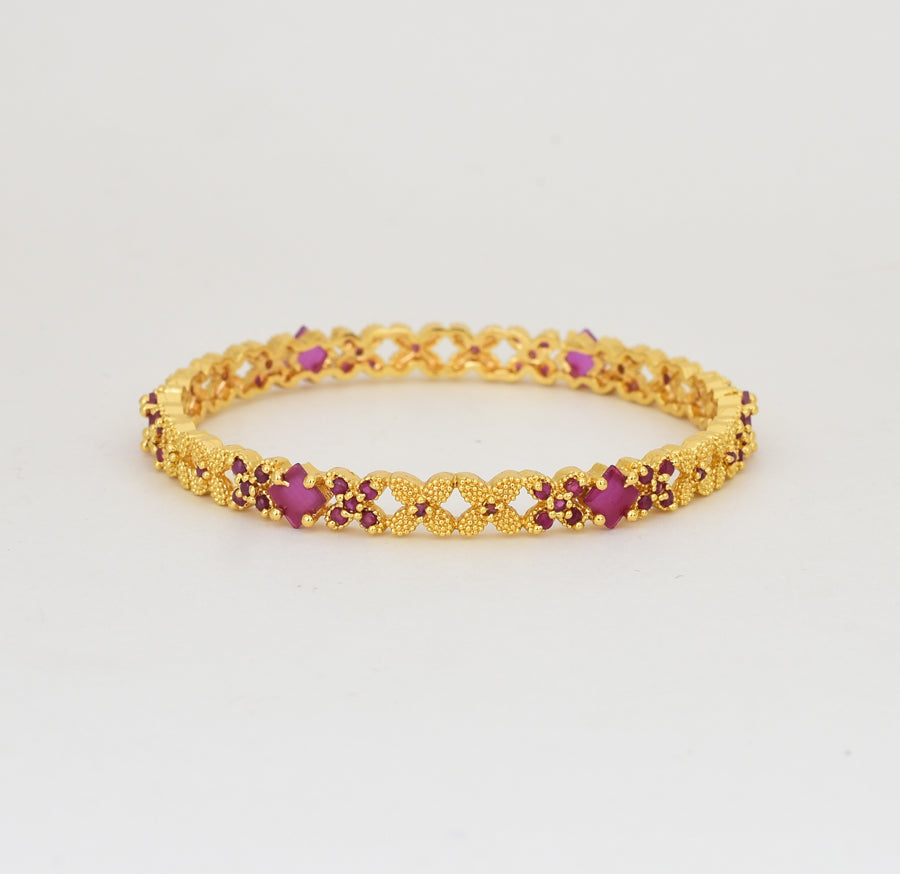 Magenta Nava Two Bangles - Y021286