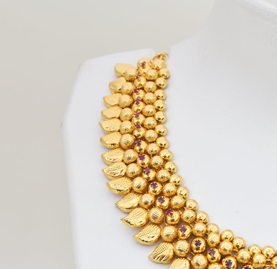 Magenta Manga Choker Necklace - X051189