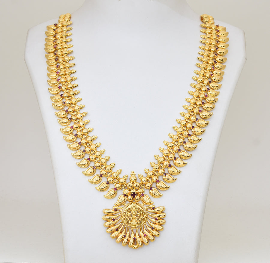 Magenta Lakshmy Long Necklace - Y011269