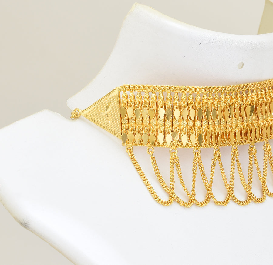 Hanging Elakkathali Choker Necklace - Y021303