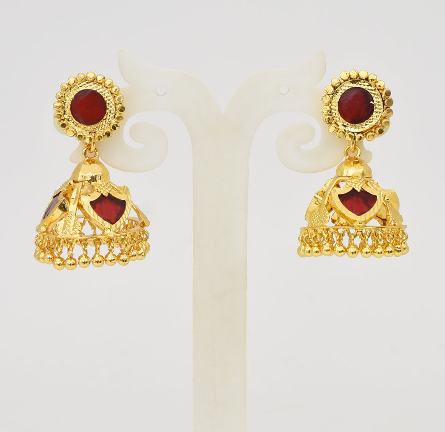 Red Palakka Medium Jimmikki - Y011255