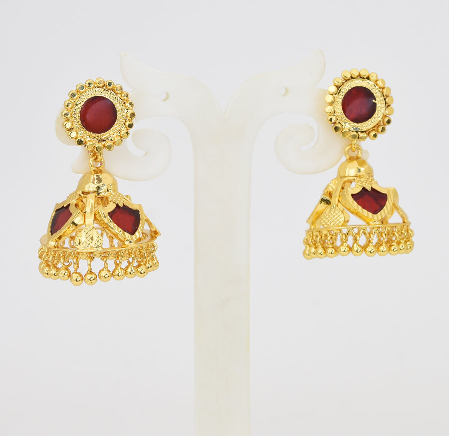 Red Palakka Medium Jimmikki - Y011255