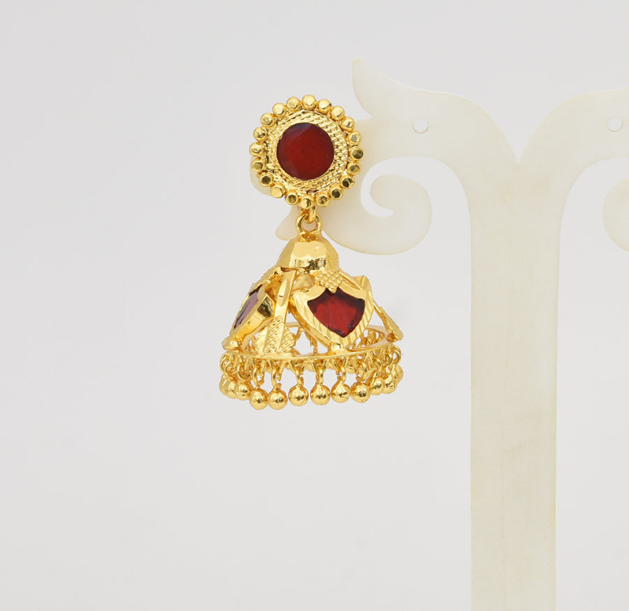 Red Palakka Medium Jimmikki - Y011255