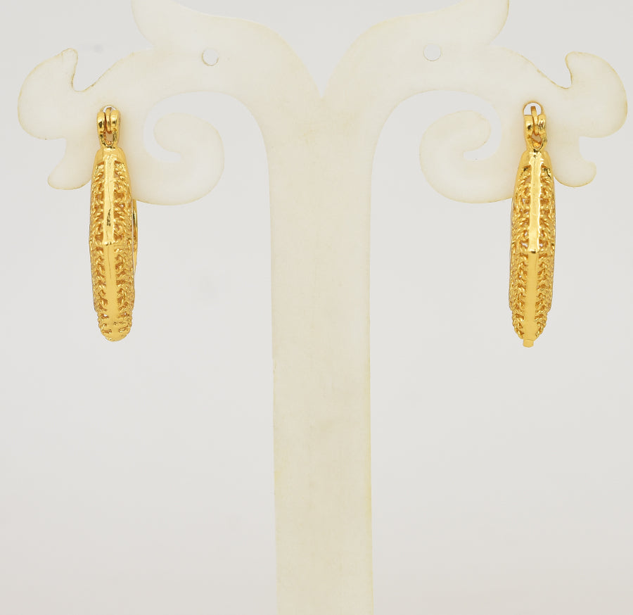 Urbane Hoop Earrings - Y101398