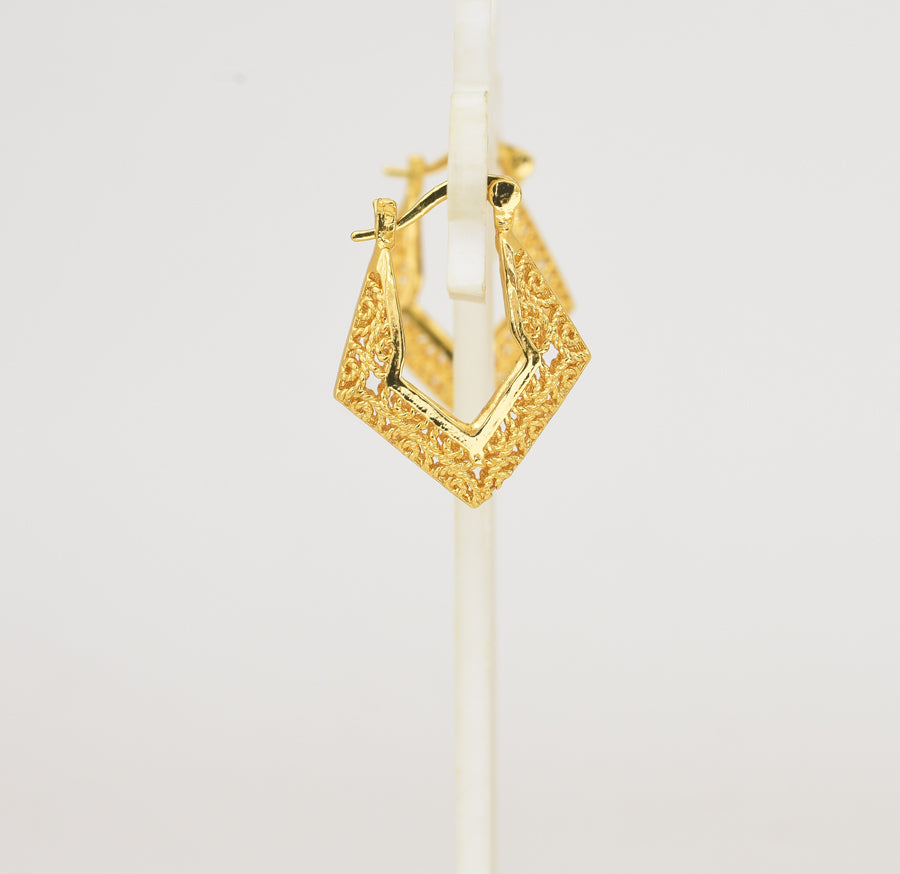 Urbane Hoop Earrings - Y101398