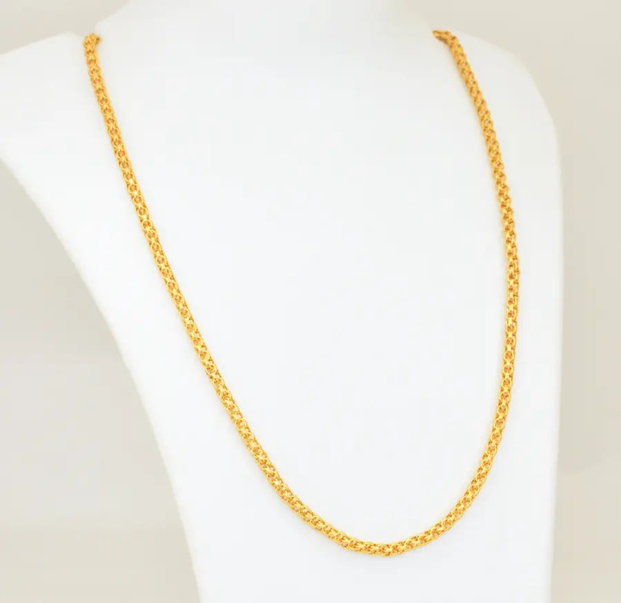 Medium Round Intricate Chain 24 Inches - W111009