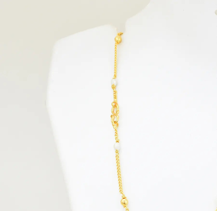 Trendy Pearl Short Necklace - W06844