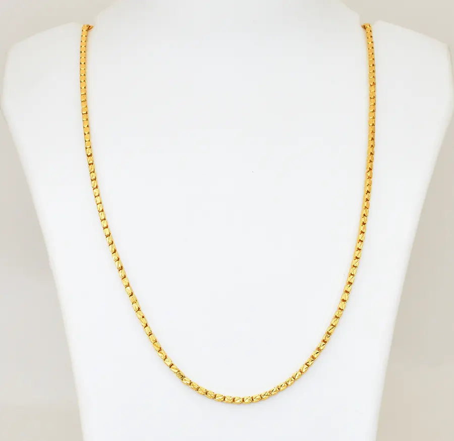 Small Big Shiny Box Chain 24 Inches - V08581