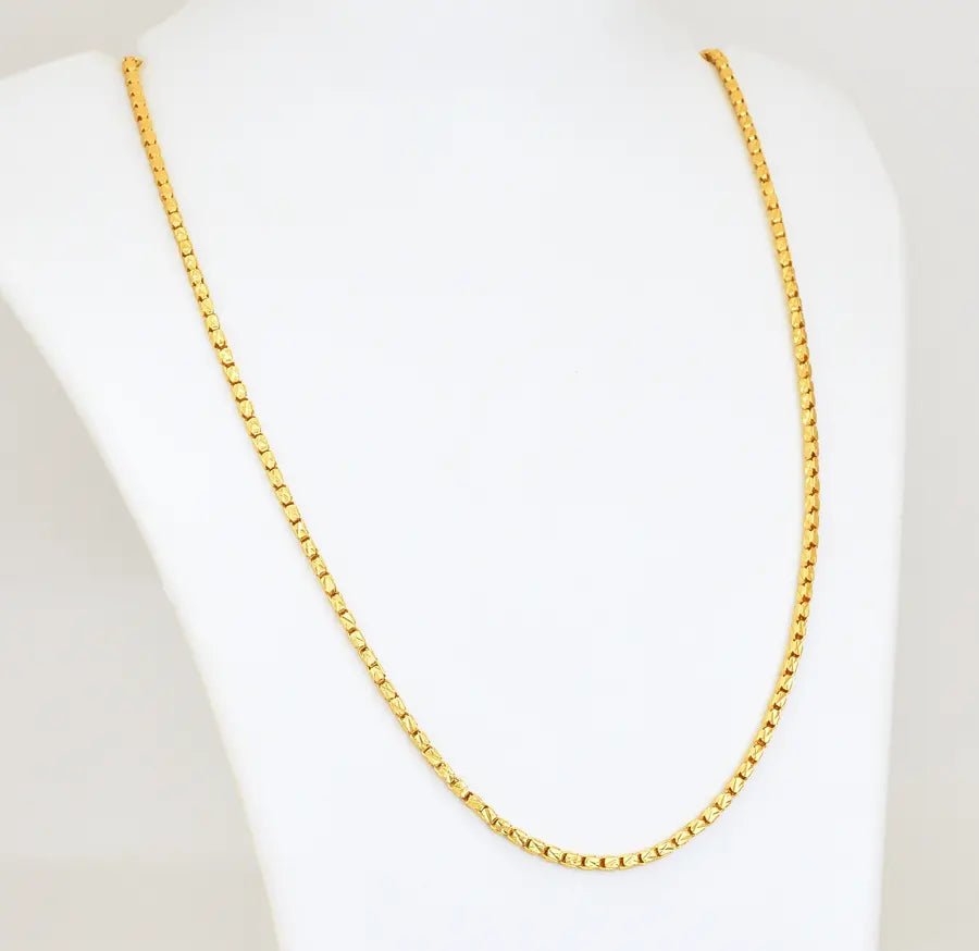 Small Big Shiny Box Chain 24 Inches - V08581