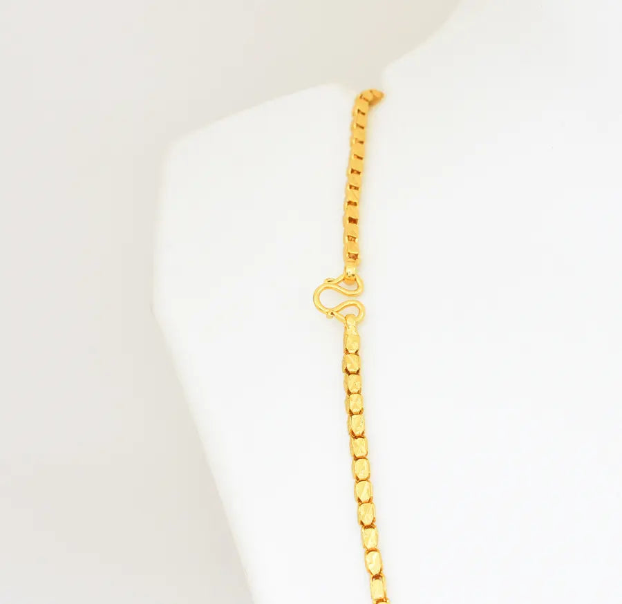 Small Big Shiny Box Chain 24 Inches - V08581