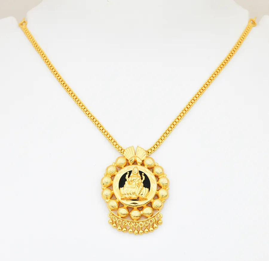 Lakshmi Green Palakka Necklace - V03381