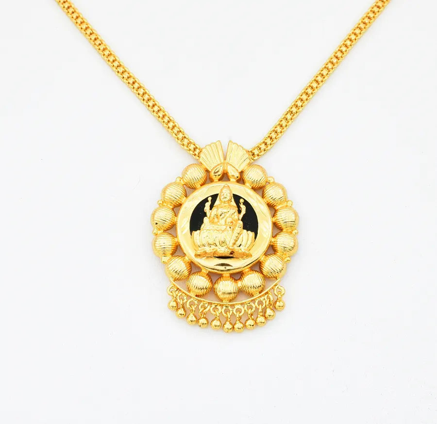 Lakshmi Green Palakka Necklace - V03381