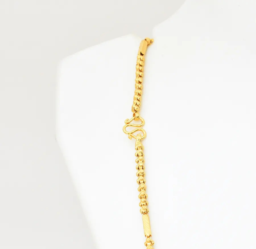 Medium Small Pepper Tube Chain 24 Inches - W11944