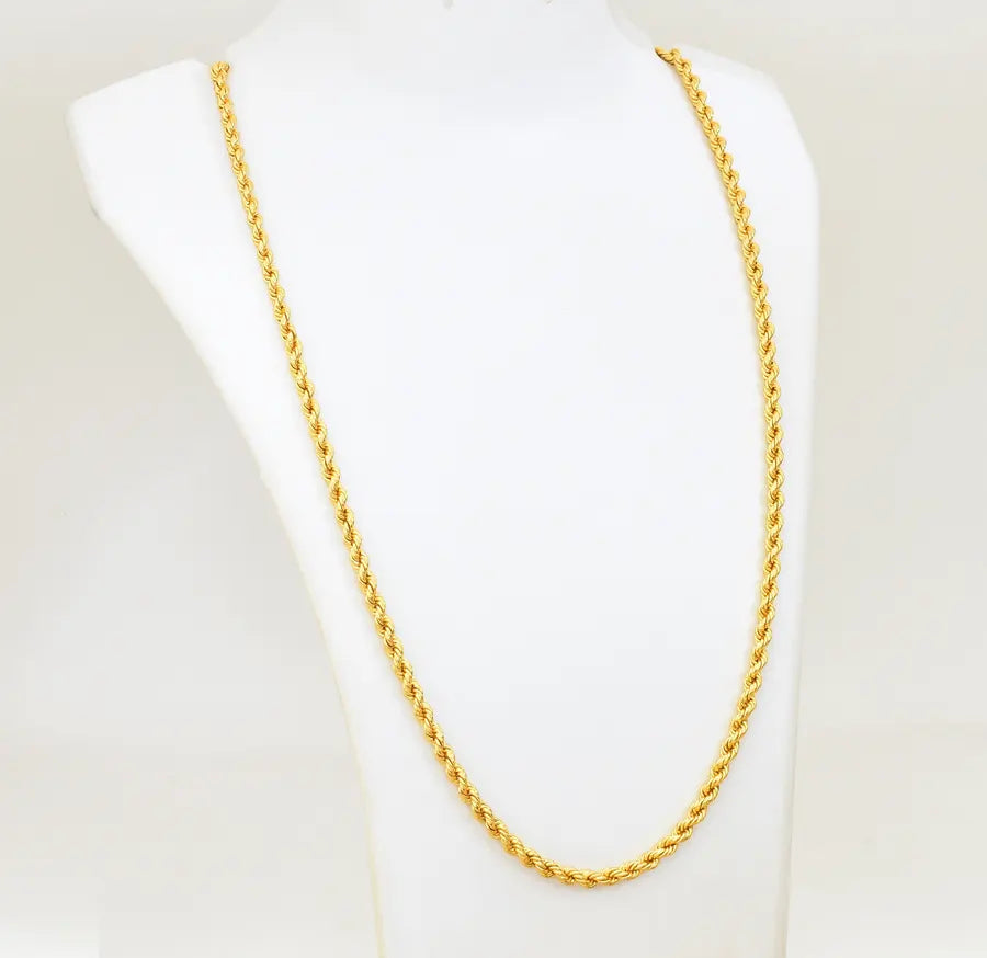 Big Medium Rope Chain 30 Inches - W03778