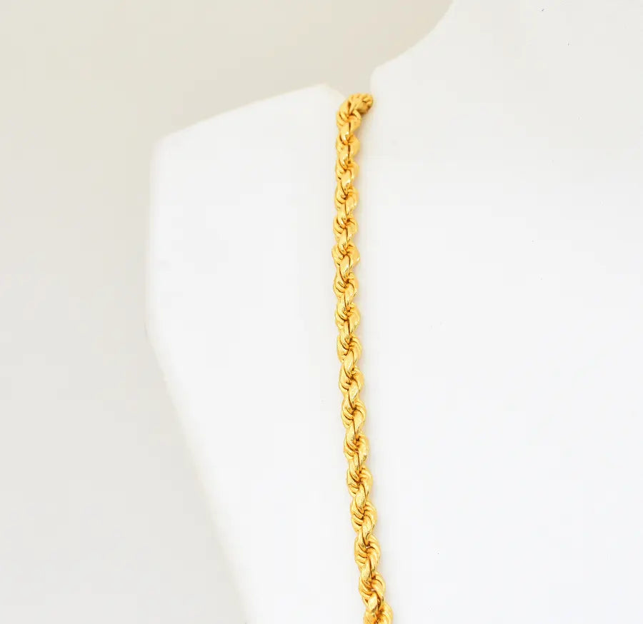 Big Medium Rope Chain 30 Inches - W03778
