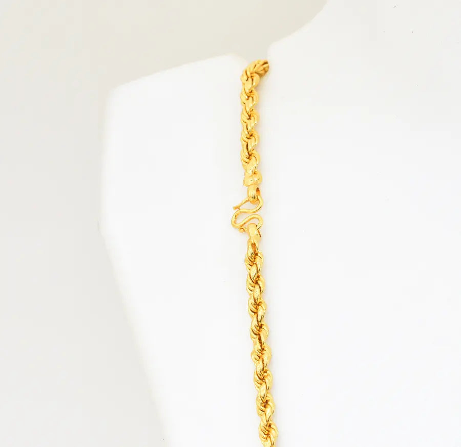 Big Medium Rope Chain 30 Inches - W03778